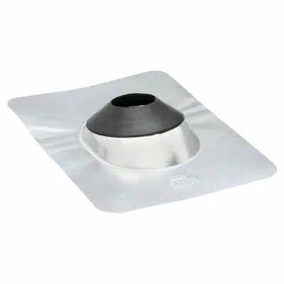 PORTALS PLUS Steel Rectangular-Base Boot for 3" Pipe - Rectangular-Base Boots