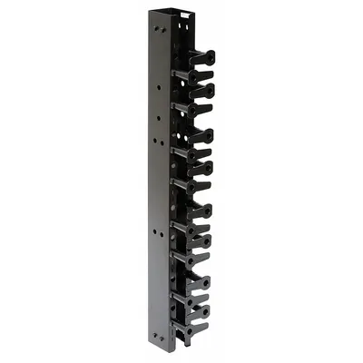 HUBBELL PREMISE WIRING Rack Mount: 2 U, 7 ft Overall Ht, 11 in Overall Dp, 3 1/4 in Overall Wd - Vertical Cable Management Systems