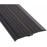 NATIONAL GUARD Door Threshold: Saddle, Aluminum, 4 ft Lg (MPN 8426DKB-48)