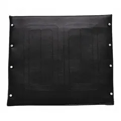 Vinyl replacement seat and back upholstery for wheelchairs. Measures 16 in overall length, 18 in overall width, and 16 in overall height. Includes attaching hardware. Compatible with Rolls brand wheelchairs.