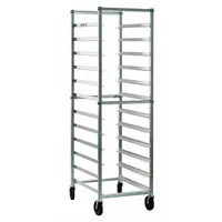 NEW AGE INDUSTRIAL Bun Pan Rack: 12 Slots, 5 in Betw Shelves, 500 lb Capac, 20 3/8 in Wd, 69 in Ht (MPN 6303)