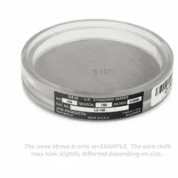 ADVANTECH Ultrasonic Test Sieve: Stainless Steel, 3 1/2 in Outside Dia, 5/8 in Ht (MPN L3-S400)