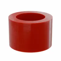 BUNTING BEARINGS Sleeve Bearing: PTFE, J-4200, 3/8 in Bore, 9/16 in OD, 3/8 in Overall Lg, Red, 5 PK (MPN BJ4S060903)