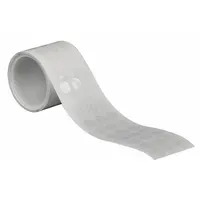 TAPECASE Film Tape: Disc, 1/4 in Dia, 3 mil Thick, Transparent, Acrylic, Glass/Metal, 2,000 PK (MPN 15C574)