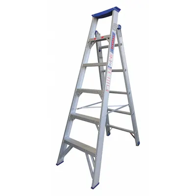 TIVOLI Combination Ladder: 2 Configurations, Aluminum, 300 lb Load Capacity, 21 lb Wt - Extending Multifunction Ladders