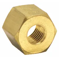 LEGRIS Compression Fitting Nut: 8 mm OD Fitting Size, Compression, Brass, 13 mm Overall Lg, 50 PK (MPN 0110 08 00)