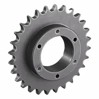 TSUBAKI Sprocket: For 60 Chain, 28 Teeth, 6.699 in Pitch Dia, 7.11 in Outside Dia, Steel (MPN 60SK28)