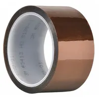 3M 5413 is a polyimide film electrical tape with silicone adhesive, amber in color, 2.7 mil thick, and 36 yards long. It is designed for high-temperature electrical insulation applications such as coil winding, capacitor wrapping, and use in motors and transformers