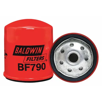 BALDWIN FILTERS Fuel Filter: Spin-On, 3 1/16 in Outside Dia, M16-1.50 Thread Size, Cellulose - Spin-On Fuel Filters