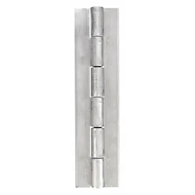 OEM Steel Full Surface-Mount Piano Hinge, 12 in Leaf Ht, 1-1/2 in Leaf Wd - Full Surface-Mount Piano Hinges
