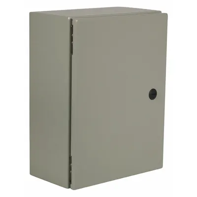 WIEGMANN Enclosure: Steel, 24 in x 30 in x 10 in, NEMA 12/13/3R/4, Solid Cover - Steel Washdown Enclosures