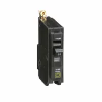 SQUARE D Miniature Circuit Breaker: 25 A, 120/240V AC, Single Phase, 10kA at 120/240V AC, 1 Poles (MPN QOB125)