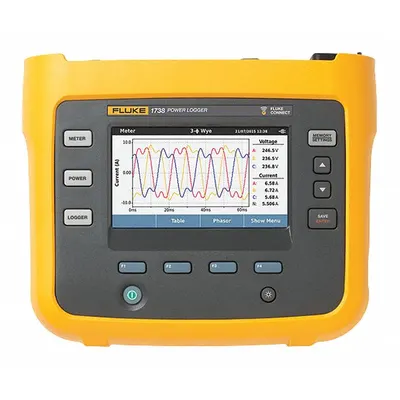 FLUKE Power Logger: For Single/Split/Three Phase, CAT III 1000V/CAT IV 600V, IP50 - Power Analyzers