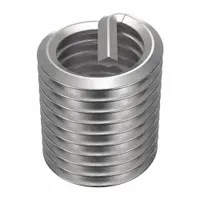 HELI-COIL Helical Insert: Tanged Tang Style, Free-Running, M18-2.50 Thread Size, Plain, Plain, 6 PK (MPN R1084-18)