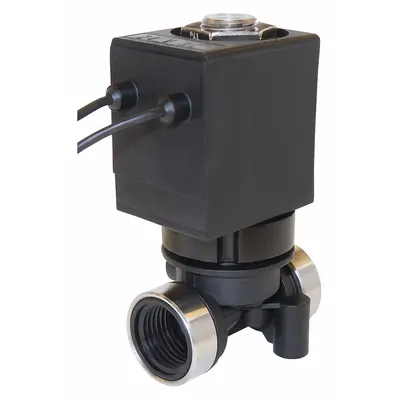 SPARTAN SCIENTIFIC Solenoid Valve: 2-Way, Normally Closed, 3/8 in Pipe Size, 24V DC, Poppet - 2-Way/2-Position, Normally Closed Solenoid Valves