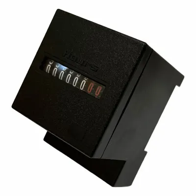 ENM Hour Meter: Hour Meters, Analog, 1 7/8 in x 1 7/8 in, 98 V AC – 110 V AC