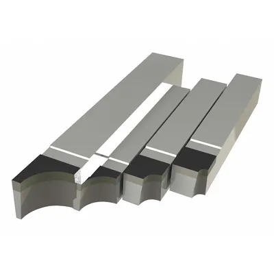MICRO-100 Lathe Tool Bit Set: RAD Tool Bit Style, 3/8 in_1/2 in Shank Wd, 3/8 in_1/2 in Shank Ht - Machining