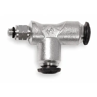AIGNEP USA Nickel-Plated Brass Tube Fitting, 5 PK, 1 5/8 in Overall Length - Nickel-Plated Brass Tube Fittings