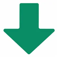 Floor Marking Tape: Arrow, Solid, Green, No Legend, 2 in x 5 in, 8 mil Tape Thick, Brady®, 100 PK (MPN 104413)