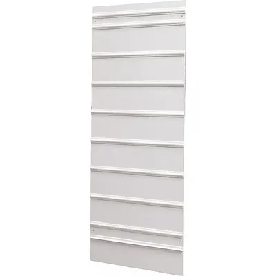 BRADY Sign Slider Message Board: 8 Sign Capacity, 64 in x 24 in Nominal Sign Size - Sign Slider Message Boards