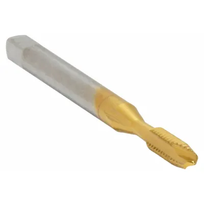 CLEVELAND Spiral Point Tap: #10-24 UNC, H2 / 2B, 2 Flute, Plug Chamfer - General Purpose Spiral-Point Taps