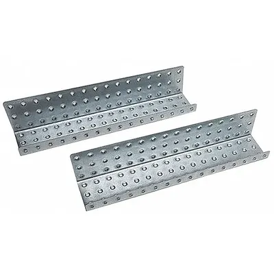 ALLIGATORBOARD Shelf: For Round Pegboard Hole Shape, 16 in x 3 in x 5 in, Steel, Silver - Shelves for Round-Hole Pegboard