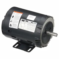 This 1/2 hp, 230/460V AC, 1155 RPM, three-phase motor features a C-Face with rigid base mount and an open drip-proof enclosure. It draws 1.87/0.934 A full load current at 60 Hz. Suitable for powering pumps, conveyors, fans, and other industrial equipment in clean, dry environments.