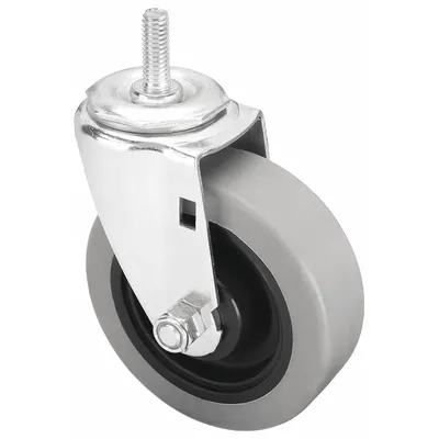 OEM Stem Caster: Swivel - Standard Threaded Stem Casters