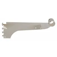 ECONOCO Round Tubing Bracket: Single, 1 in Slot Spacing, 1/2 in Slot Lg, 1/8 in x 12 in x 3 in (MPN A212)