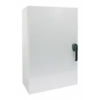 WIEGMANN Enclosure: Steel, 20 in x 20 in x 8 in, NEMA 12/13/3R/4, Solid Cover, Hinged, Painted (MPN N4122020081PTC)