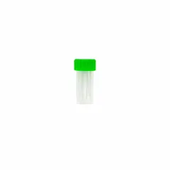 APPROVED VENDOR 5 mL HDPE Transport Vial with Cap, Natural, 17 mm, Non-Sterile (2403005G70E1)