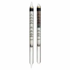 Carbon disulfide (CS2) detection tube for use with DRAEGER Accuro pumps. Measures concentrations from 5 to 60 ppm. Supplied in a 10-pack for spot-check measurements in industrial environments where CS2 may be present.