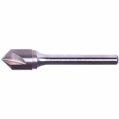 KEO Countersink: 60°, 3 Flute, 1 1/4 in Body Dia, 3/4 in Shank - General Purpose Three-Flute Countersinks