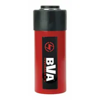 BVA HYDRAULICS Hydraulic Ram: Single Acting, 25 ton Nominal Capacity, 4 in Nominal Stroke Lg, Steel (MPN H2504)