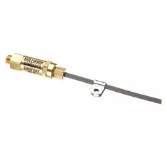 Cable-style throttle control for engine-driven compressors. Features a male NPT connection and a maximum operating pressure of 500 psi. Used to regulate engine speed in air compression systems.