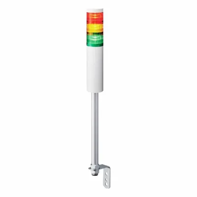 PATLITE Tower Light Assembly: 3 Tier, No Sounder Tier, IP54, Amber/Green/Red - Three-Tier Tower Light Assemblies