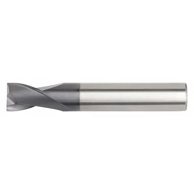 WIDIA HANITA Square End Mill: Carbide, TiAlN Coated, 2 Flute, 3/4" Mill Dia, 2-1/4" LOC - General Purpose Carbide Square End Mills