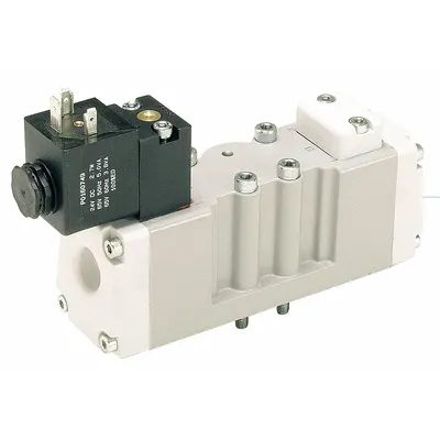 PARKER Solenoid Air Control Valve: Four-Way / Two-Position, 5599-1, Single Solenoid - Parker H Series Directional Control Valves