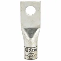 Compression Lugs: 3/8 in Stud Size, 2/0 AWG For Wire Sizes, Stranded Wire Type, Std, Copper (MPN 30036)