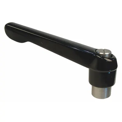 OEM Adjustable Handle: Zinc w/ SS Thread - Teardrop-Style Adjustable Handles with Unthreaded Hole