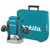 MAKITA Router: Compact, Plunge Base, 1.25 hp, Fixed Speed, 27,000 RPM, 1/4 in Collet, Instant Start (MPN RP0900K)