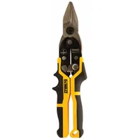 DEWALT Aviation Snip: Straight, 12 in Overall Lg, 2 3/4 in Cutting Lg, Steel, Multi-Component, Steel (MPN DWHT14675)