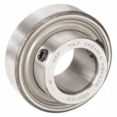 This bearing is designed for use in HVACR equipment such as fans, blowers, and motors to support rotating shafts and reduce friction. It is a common replacement part for industrial heating, ventilation, and refrigeration systems.