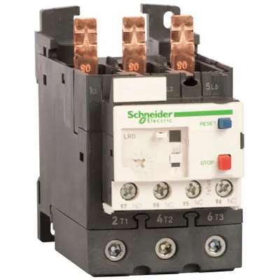 SCHNEIDER Overload Relay: Thermal Protection, 3 Poles, 1NO/1NC - IEC Thermal Overload Relays