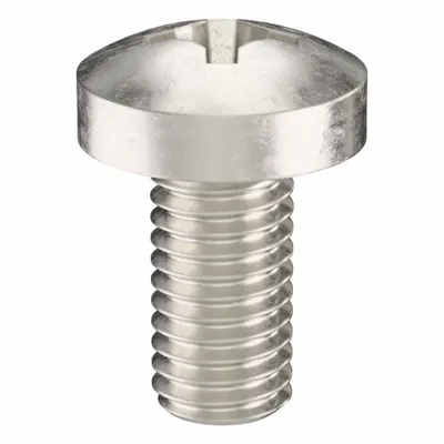 USA INDUSTRIALS Machine Screw: M8x1.25 Thread Size, 16 mm Lg, 316, Stainless Steel, Plain - Pan Head Machine Screws