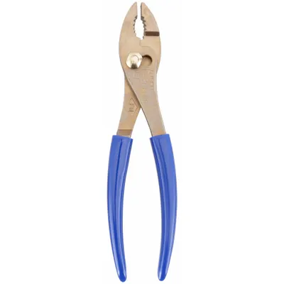 AMPCO Slip Joint Plier: Non-Sparking, 1/2 in Max Jaw Opening, 8 in Overall Lg - Non-Sparking Slip-Joint Pliers