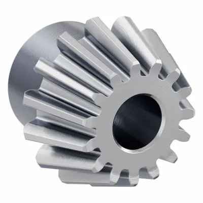 KHK GEARS Bevel Gear: Straight, Gear Ratio 3, Module m 2, 15 Teeth, Stainless Steel - Straight Teeth Metric Bevel Gears & Pinions