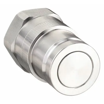 PARKER Hydraulic Quick Connect Hose Coupling: 3/4 in Coupling Size, 316 Stainless Steel - 71 Series Hydraulic Quick-Connect Coupling Plugs