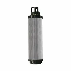 Replacement filter element for WPF Series hydraulic pressure-line filters. Features Ecoglass media with 10-micron rating, single-length design. Rated for maximum pressure of 7,000 psi and maximum flow of 40 gpm. Used to remove contaminants in high-pressure hydraulic systems.