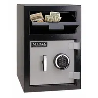 Cash Depository Safe: Key Lock, 0.8 cu ft Capacity, Steel, 20 1/4 in H x 14 in W x 14 in D (MPN MFL2014E)